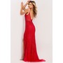 JOVANI 43221A Sleeveless Sleek Bodice Prom Gown