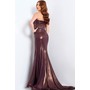 JOVANI 48971A Sweetheart Iridescent Prom Gown With Split