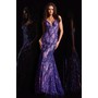 JOVANI 22770A Plunging Sparkle Prom Evening Gown