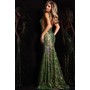 JOVANI 22770A Plunging Sparkle Prom Evening Gown