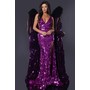 JOVANI 43056A Plunging Shimmeringing Prom Formal Wear
