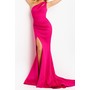 JOVANI 04222A 04222 Split Asymmetric High Leg Slit Evening Formal Even