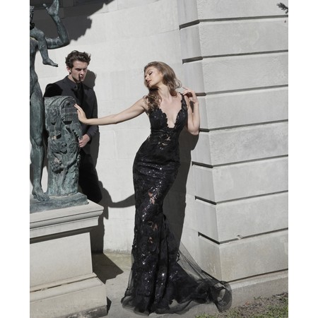 JOVANI 60283A Floral Embellished Prom Formal Gown