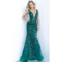 JOVANI 60283A Floral Embellished Prom Formal Gown